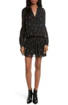 Women's Veronica Beard Alden Print Silk Drop Waist Dress