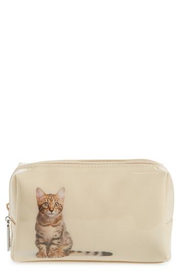Catseye London Tabby Cat Cosmetics Case, Size - Tabby