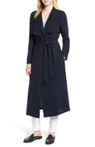 Women's Vince Camuto Belted Long Jacket - Blue