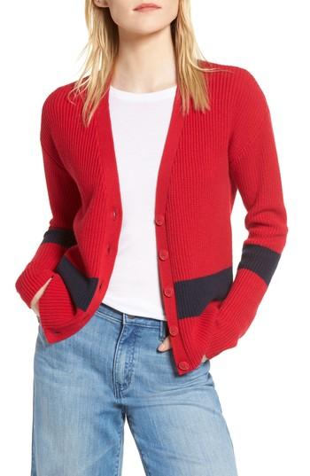Women's 1901 Shaker Knit Cardigan - Red