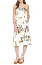 Women's Leith Floral Print Midi Dress - Ivory