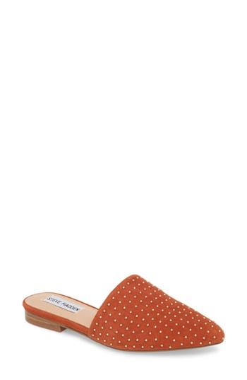 Women's Steve Madden Trace Studded Mule M - Brown