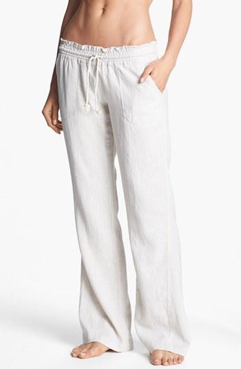 Women's Roxy 'oceanside' Beach Pants - Beige