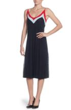Women's Catherine Catherine Malandrino Olympe Fit And Flare Dress - Black