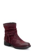 Women's B?rn 'cross' Bootie M - Burgundy