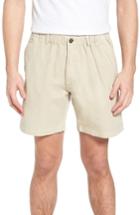 Men's Vintage 1946 Snappers Elastic Waist Shorts, Size - Grey