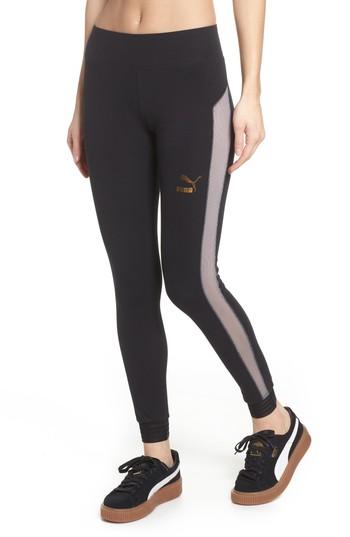 Women's Puma T7 Leggings - Black