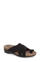 Women's Munro Delphi Slide Sandal Ss - Black