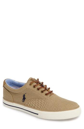 Men's Polo Ralph Lauren Vaughn Sneaker .5 D - Beige