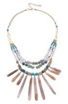 Women's Nakamol Design Stone & Shell Collar Necklace