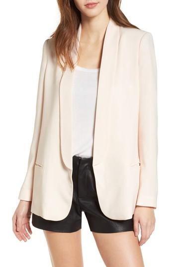 Women's Mural Slouchy Boyfriend Blazer - Pink