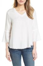 Women's Billy T Lace-up Back Bell Sleeve Top