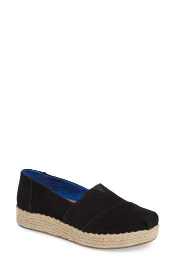 Women's Toms Alparagata Espadrille Platform Slip-on