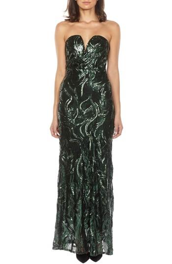 Women's Tfnc Gaynor Sequin Strapless Maxi Dress