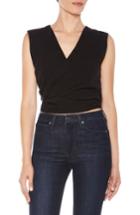 Women's Joe's Luliana Crop Wrap Top - Black