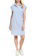 Women's Velvet By Graham & Spencer Cotton Shirtdress - Blue