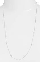 Women's Bony Levy Harlowe Long Diamond Station Necklace (nordstrom Exclusive)