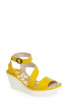 Women's Fly London 'yesk' Ankle Strap Wedge Sandal