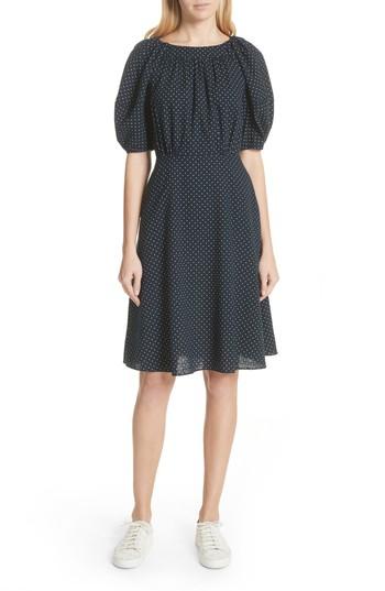 Women's La Vie Rebecca Taylor Dahlia Dot Dress - Blue