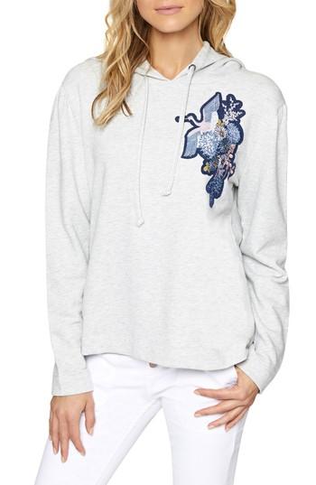 Women's Sanctuary Crane Hooded Sweatshirt - Grey