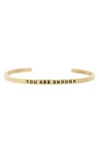 Women's Mantraband You Are Enough Cuff