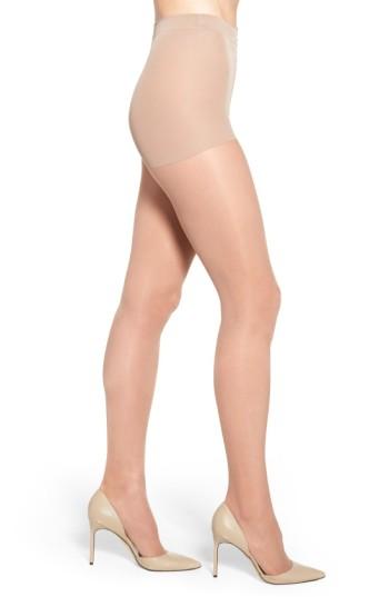 Women's Nordstrom Light Support Pantyhose, Size C - Beige