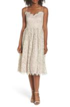 Women's Eliza J Lace Fit & Flare Dress (similar To 14w) - Ivory