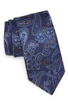 Men's Brioni Paisley Silk Tie, Size - Orange