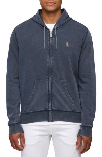 Men's Psycho Bunny Sunwash Hoodie (xs) - Blue