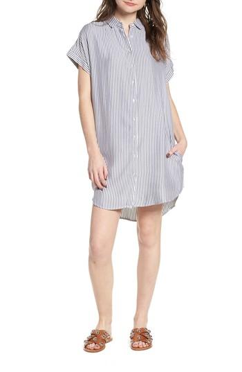 Women's Thread & Supply Skipper Stripe Shirtdress - Blue