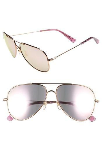 Women's Mcm 60mm Aviator Sunglasses - Amber