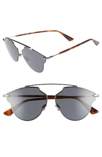 Women's Christian Dior So Real Pop 59mm Sunglasses - Dark Ruthenium