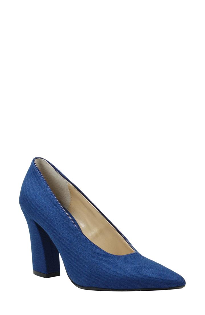 Women's J.renee Madisson Pointy Toe Pump D - Blue