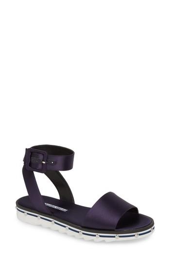Women's Charles David Shimmy Sandal M - Blue