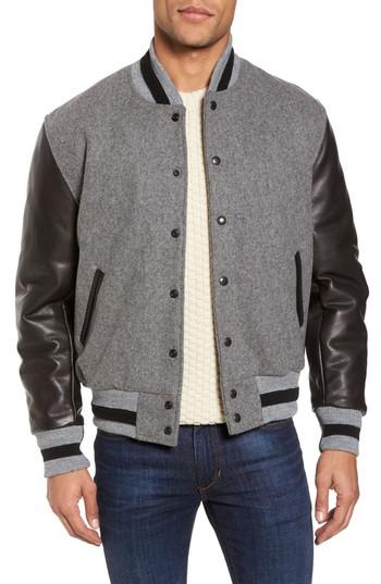 Men's Golden Bear Classic Varsity Jacket - Grey