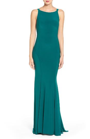 Women's Ieena For Mac Duggal Jersey Gown