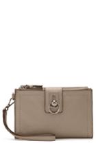 Women's Vince Camuto Sanna Leather Wallet - Grey