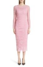 Women's Dolce & Gabbana Ruched Tulle Body-con Dress Us / 46 It - Pink