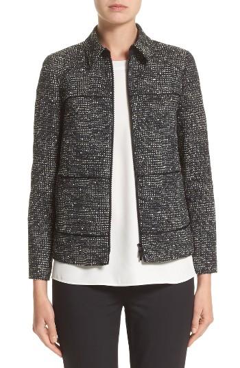 Women's Lafayette 148 New York Ryker Jacket - Black