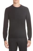 Men's Z Zegna Cashmere Blend Crewneck Sweater - Black