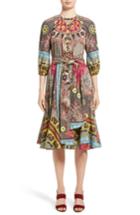 Women's Etro Jungle Paisley Print Cotton Dress Us / 40 It - Black