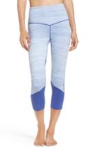 Women's Zella Gemini High Waist Crop Leggings, Size - Blue