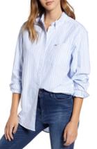 Women's Tommy Jeans Classics Stripe Shirt, Size - Blue