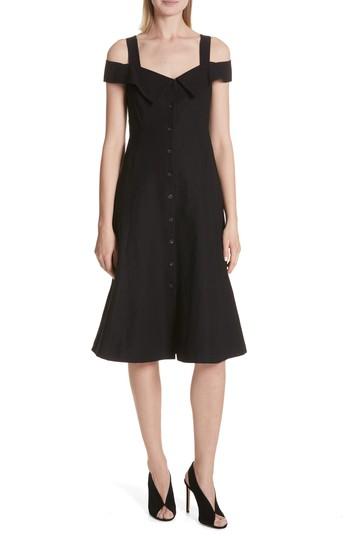 Women's A.l.c. Hudson Cold Shoulder Dress - Black