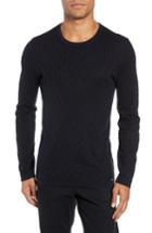 Men's Hugo Scuber Slim Fit Diamond Sweater - Blue