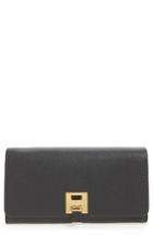 Women's Michael Kors Leather Continental Wallet - Black