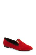 Women's Giuseppe Zanotti 'dalila' Loafer .5 M - Red