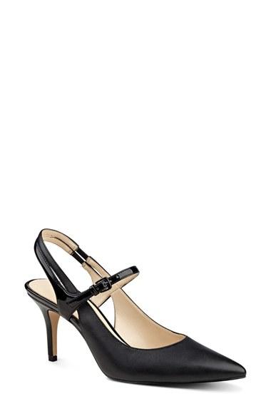 Women's Nine West 'kookie' Slingback Mary Jane Pointy Toe Pump