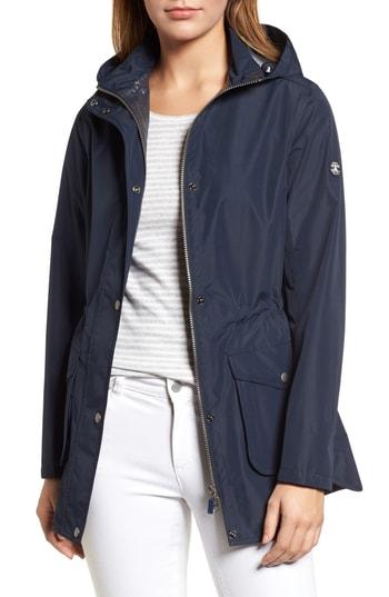 Women's Barbour Studland Waterproof Jacket Us / 14 Uk - Blue
