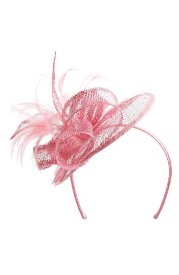 Women's Nordstrom Sinamay Fascinator Headband - Pink